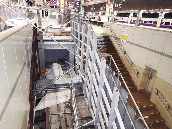 駅バリアフリー化工事2